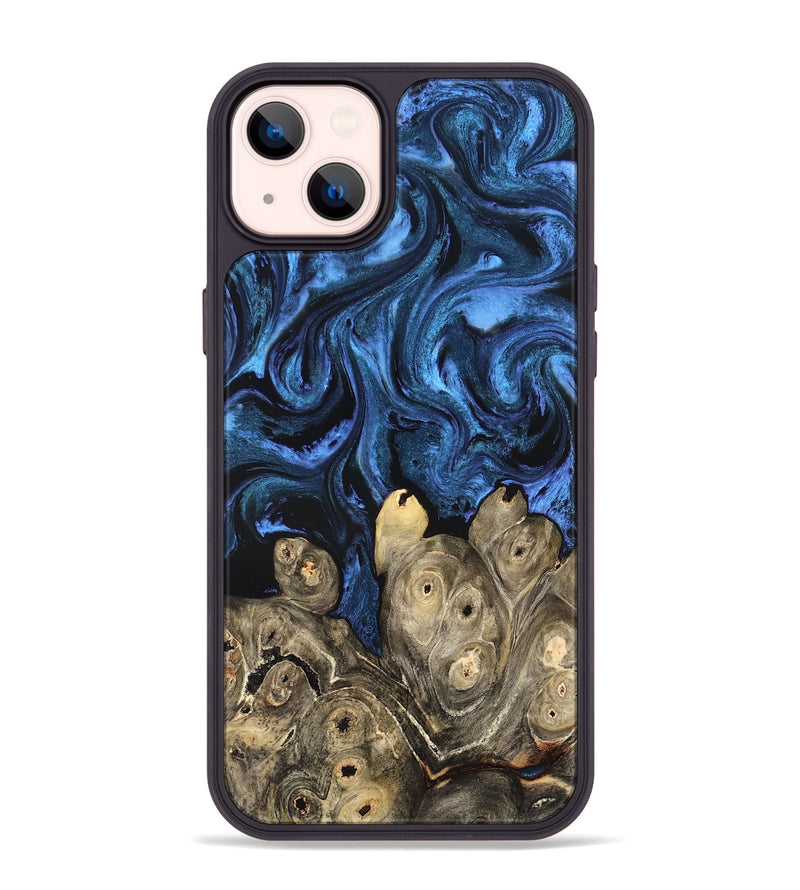iPhone 14 Plus Wood Phone Case - Shani (Blue, 827500)