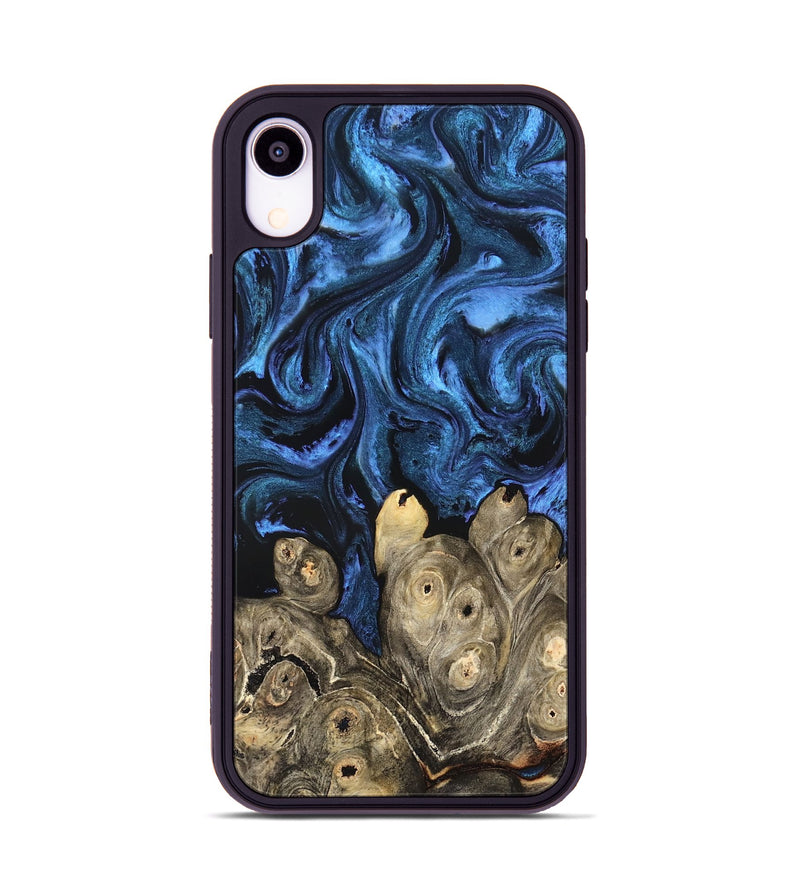 iPhone Xr Wood Phone Case - Shani (Blue, 827500)