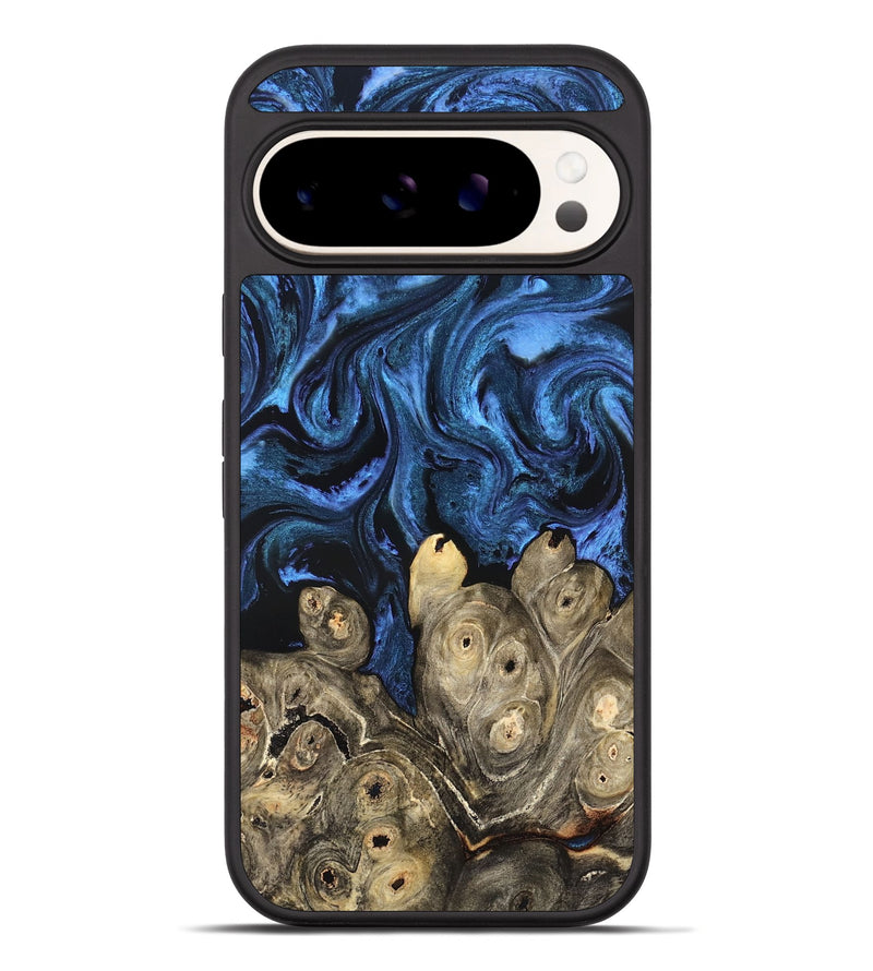 Pixel 10 Pro XL Wood Phone Case - Shani (Blue, 827500)