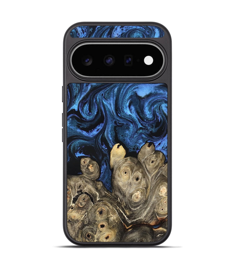 Pixel 11 Wood Phone Case - Shani (Blue, 827500)
