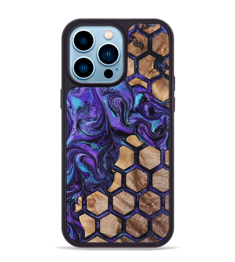 iPhone 14 Pro Max Wood Phone Case - Kyra (Pattern, 827514)