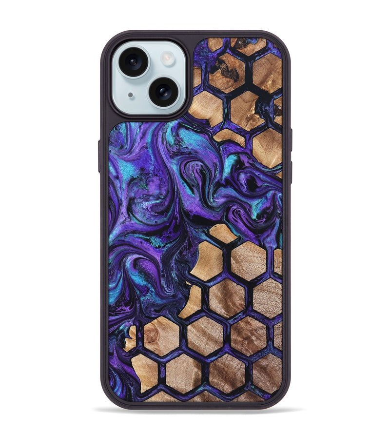 iPhone 15 Plus Wood Phone Case - Kyra (Pattern, 827514)