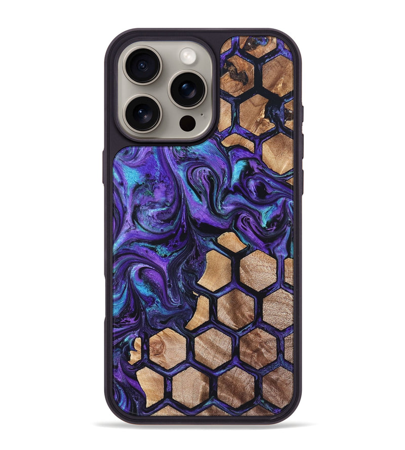 iPhone 16 Pro Max Wood Phone Case - Kyra (Pattern, 827514)