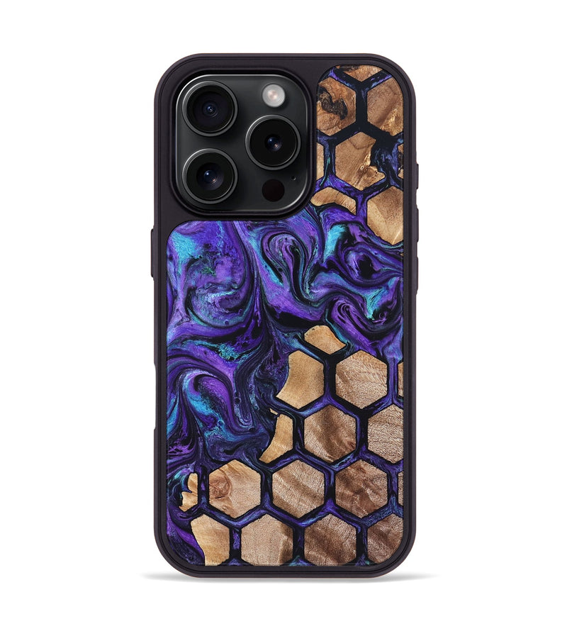 iPhone 16 Pro Wood Phone Case - Kyra (Pattern, 827514)