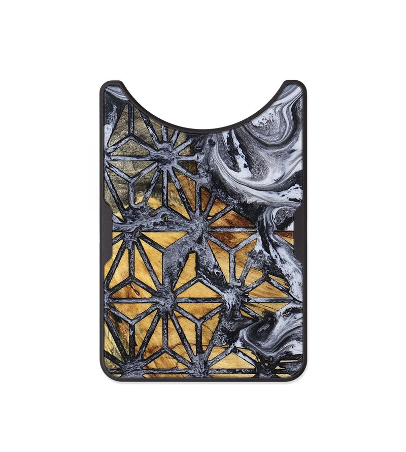 Alloy Wood Wallet - Cristy (Pattern, 827515)