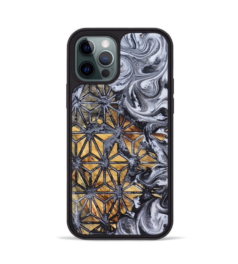 iPhone 12 Pro Wood Phone Case - Cristy (Pattern, 827515)