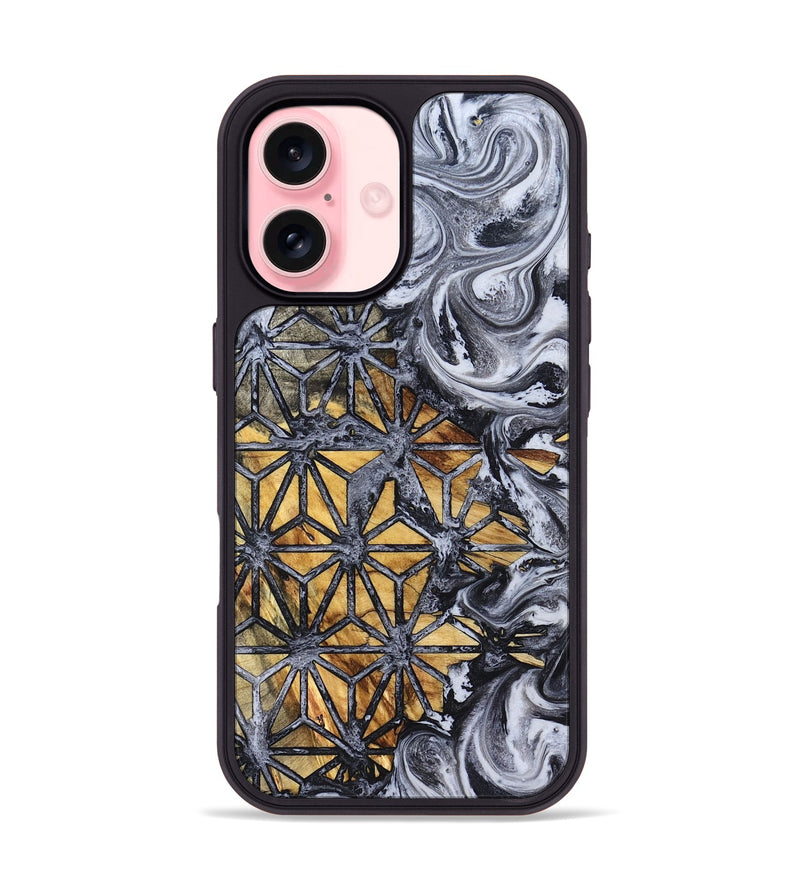 iPhone 16 Wood Phone Case - Cristy (Pattern, 827515)