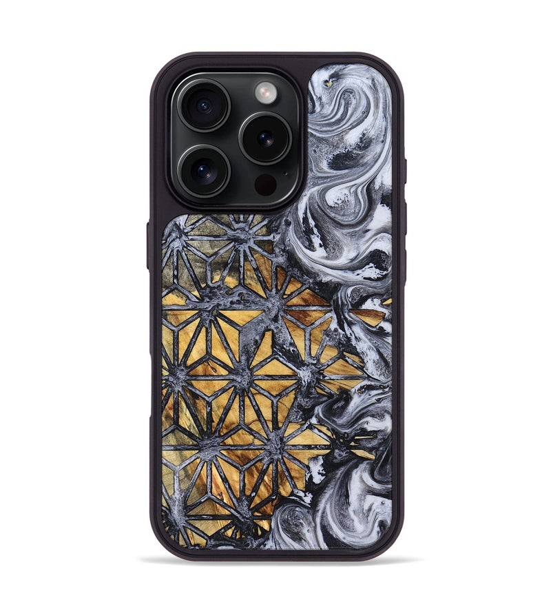 iPhone 16 Pro Wood Phone Case - Cristy (Pattern, 827515)
