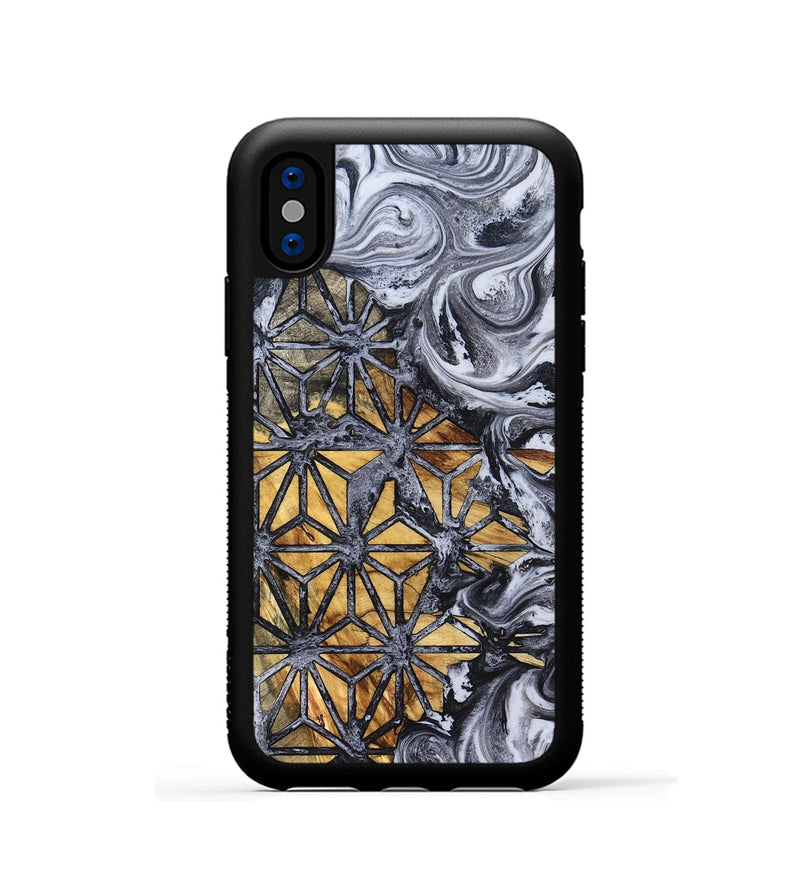 iPhone Xs Wood Phone Case - Cristy (Pattern, 827515)