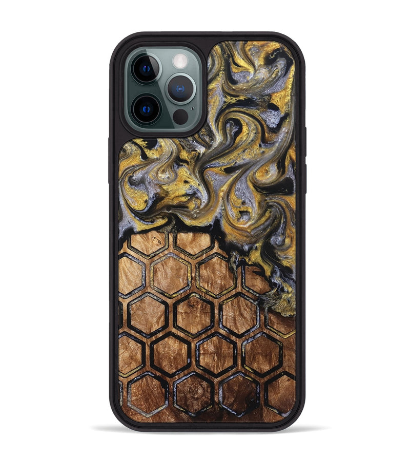 iPhone 12 Pro Max Wood Phone Case - Grace (Pattern, 827516)