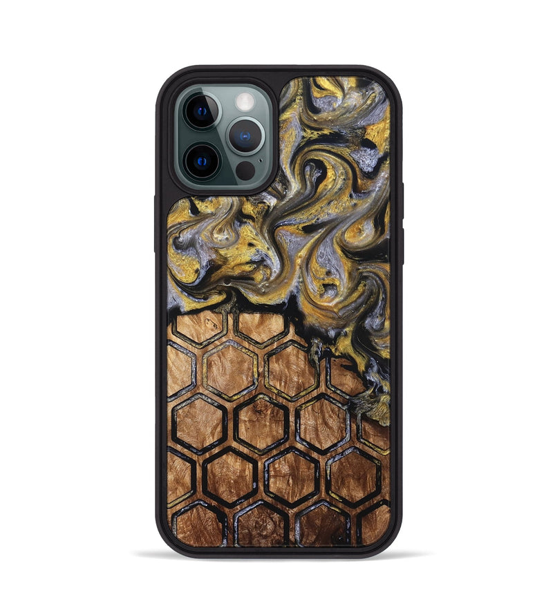 iPhone 12 Pro Wood Phone Case - Grace (Pattern, 827516)