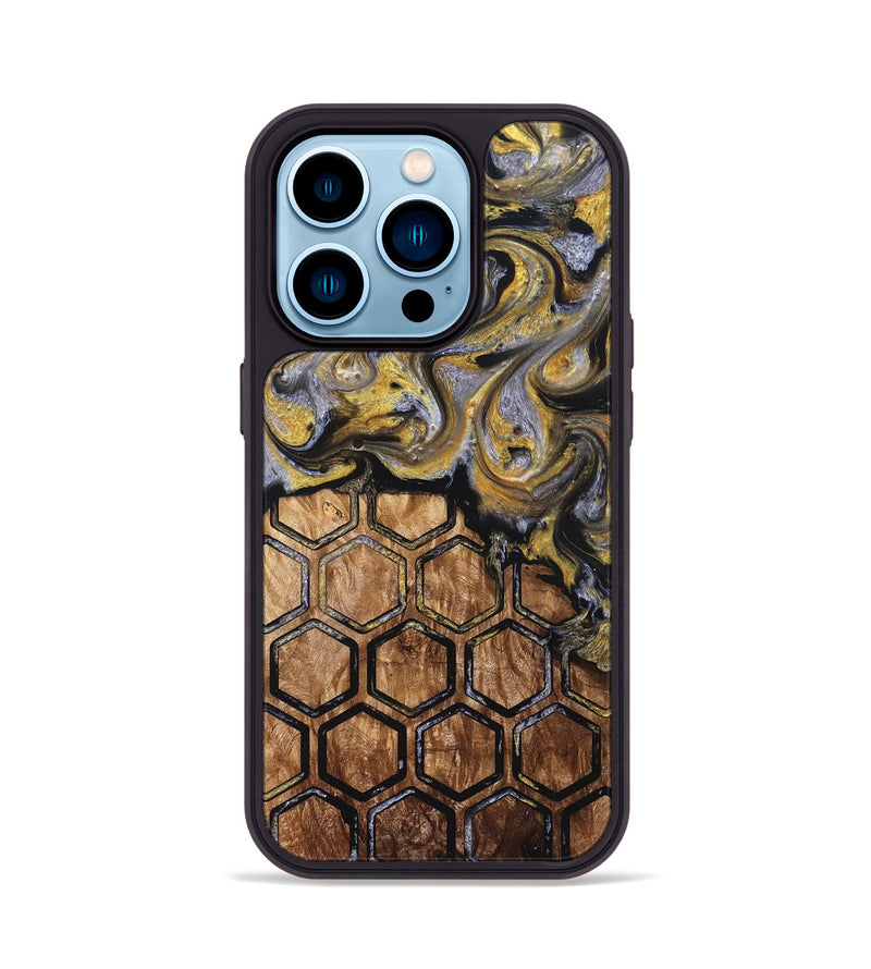 iPhone 14 Pro Wood Phone Case - Grace (Pattern, 827516)