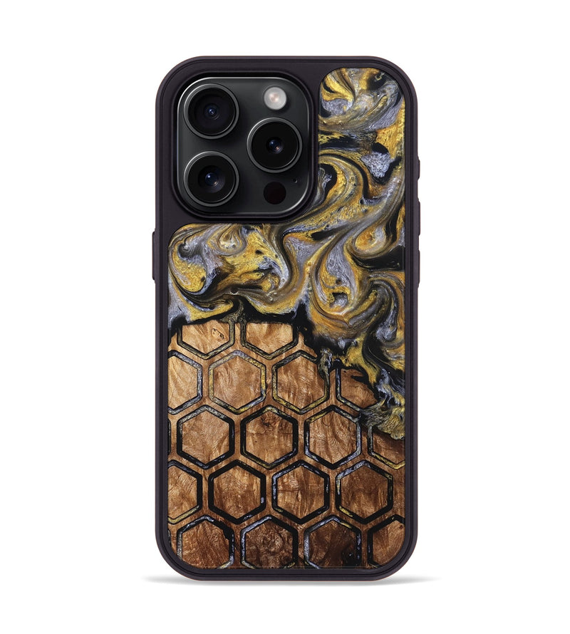 iPhone 15 Pro Wood Phone Case - Grace (Pattern, 827516)