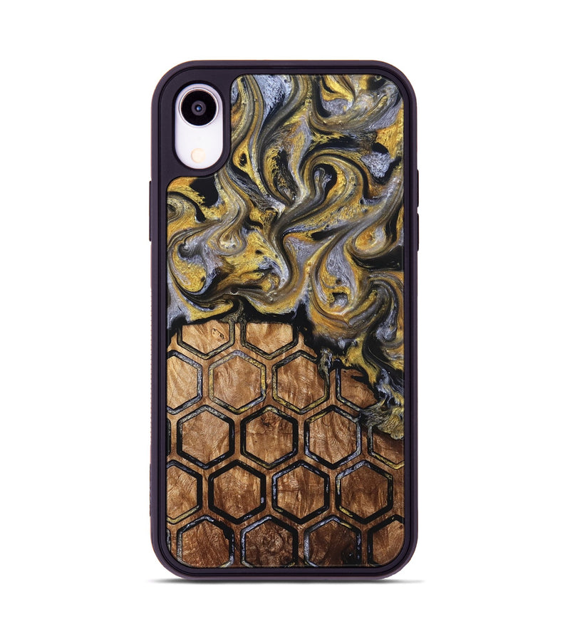 iPhone Xr Wood Phone Case - Grace (Pattern, 827516)