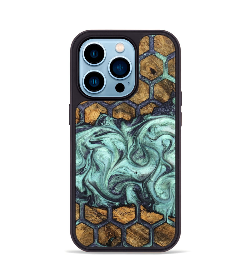 iPhone 14 Pro Wood Phone Case - Ricardo (Pattern, 827519)