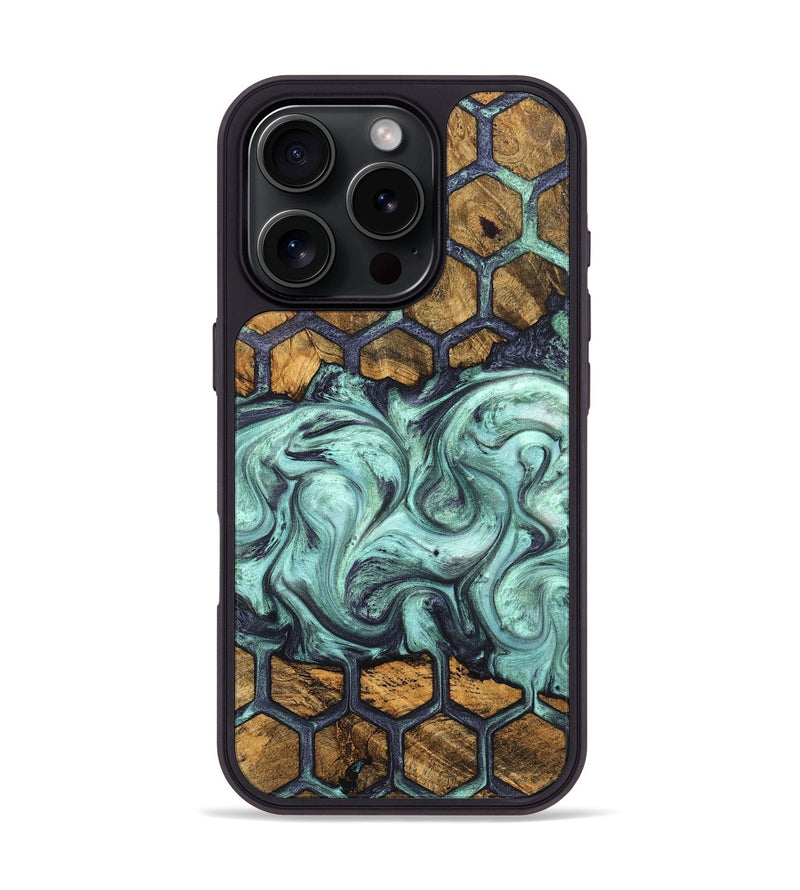 iPhone 16 Pro Wood Phone Case - Ricardo (Pattern, 827519)