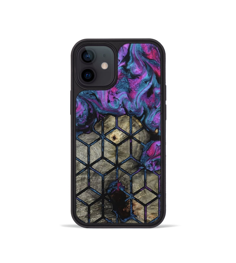 iPhone 12 mini Wood Phone Case - Cherish (Pattern, 827520)