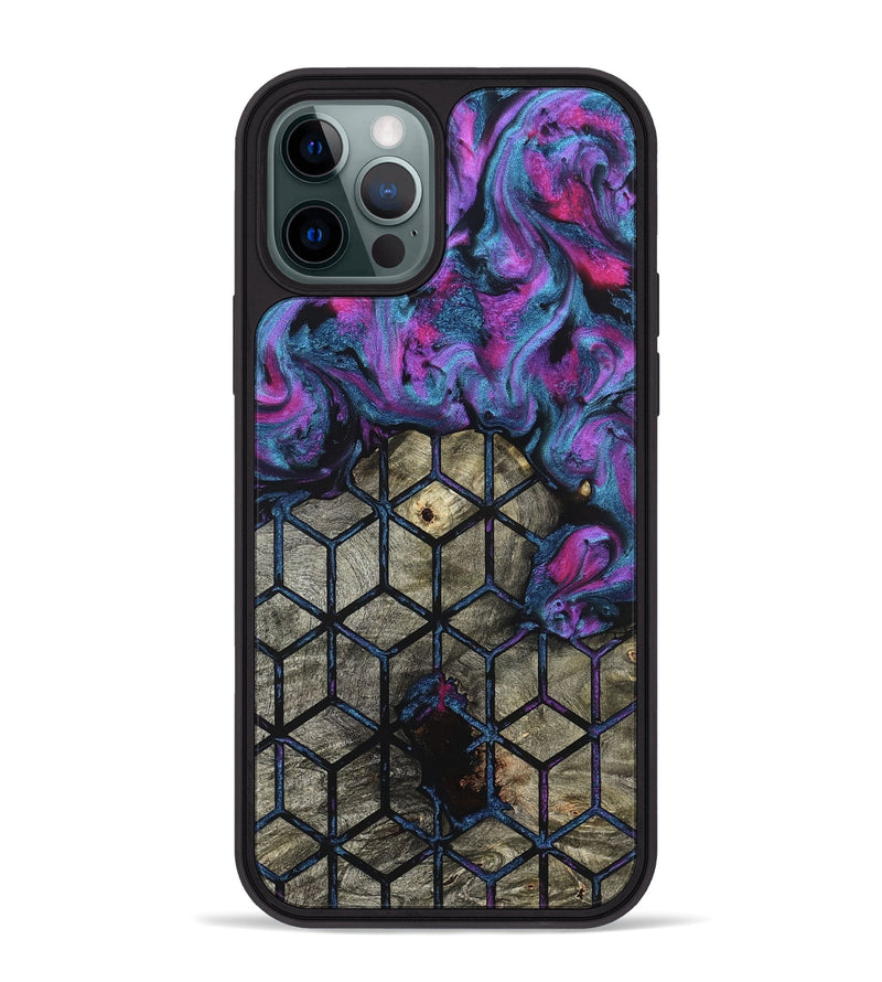 iPhone 12 Pro Max Wood Phone Case - Cherish (Pattern, 827520)