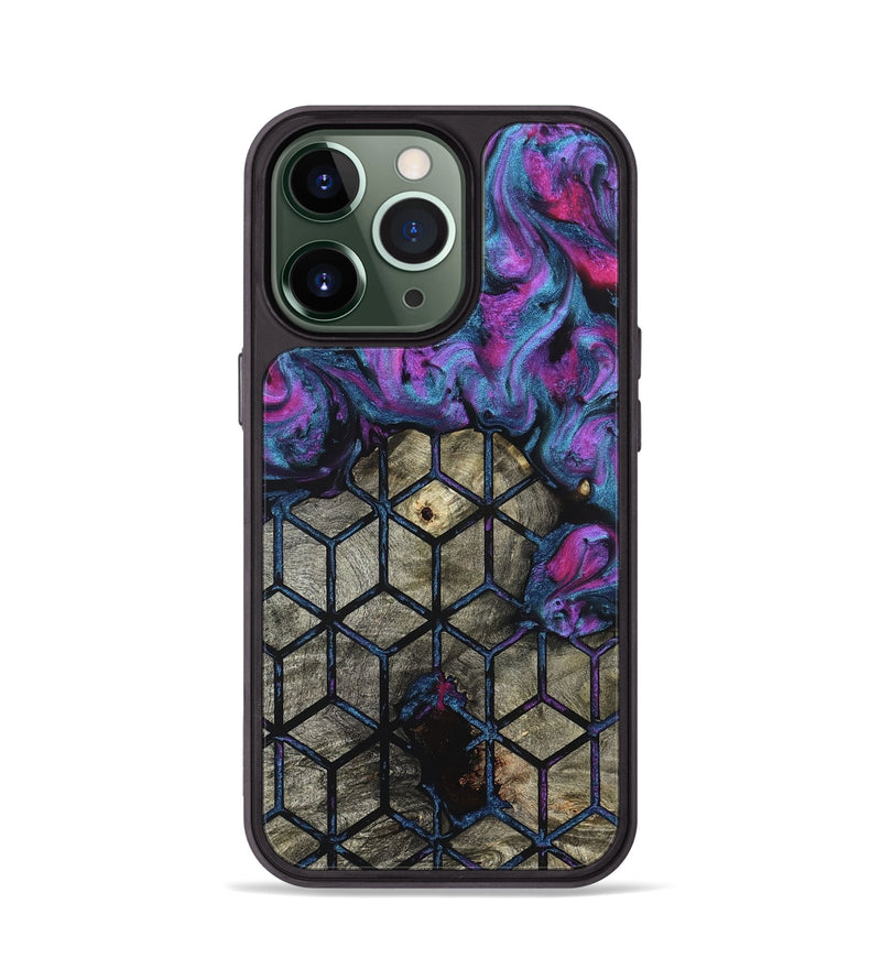 iPhone 13 Pro Wood Phone Case - Cherish (Pattern, 827520)