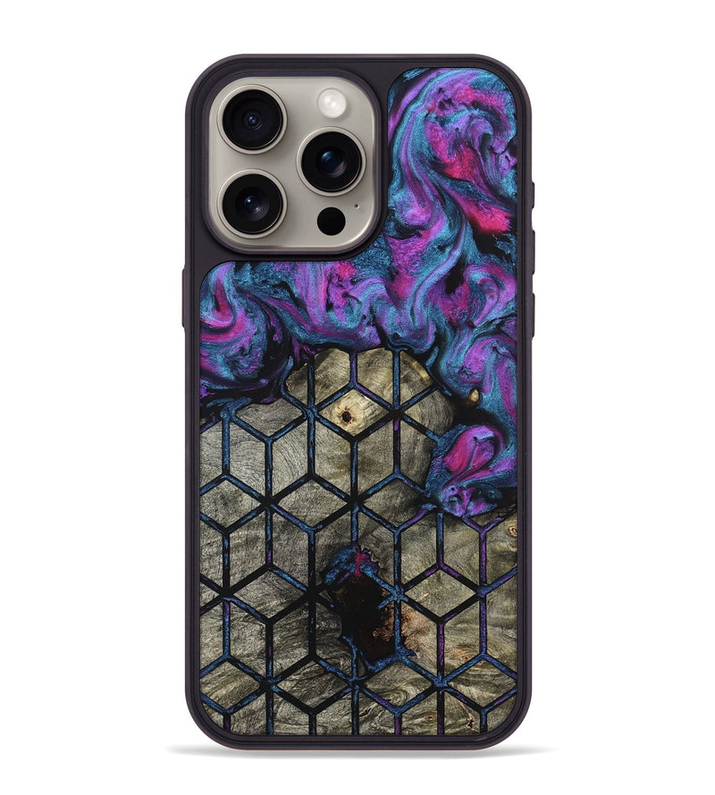 iPhone 15 Pro Max Wood Phone Case - Cherish (Pattern, 827520)