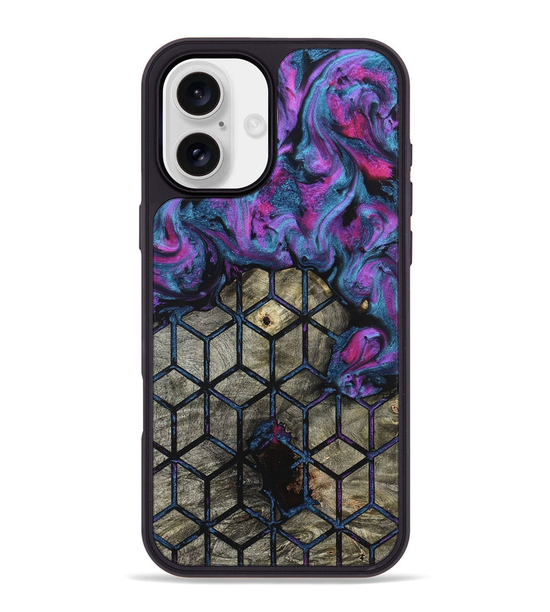 iPhone 16 Plus Wood Phone Case - Cherish (Pattern, 827520)