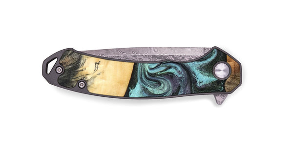 EDC Wood Pocket Knife - Lenora (Green, 827522)