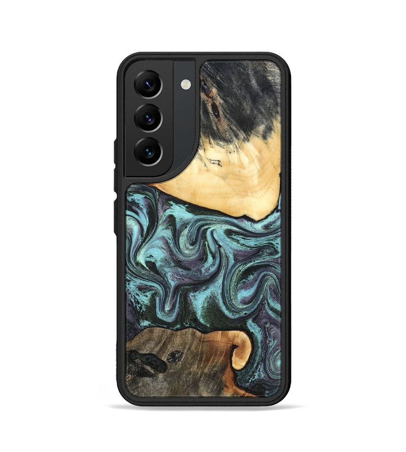 Galaxy S22 Wood Phone Case - Lenora (Green, 827522)