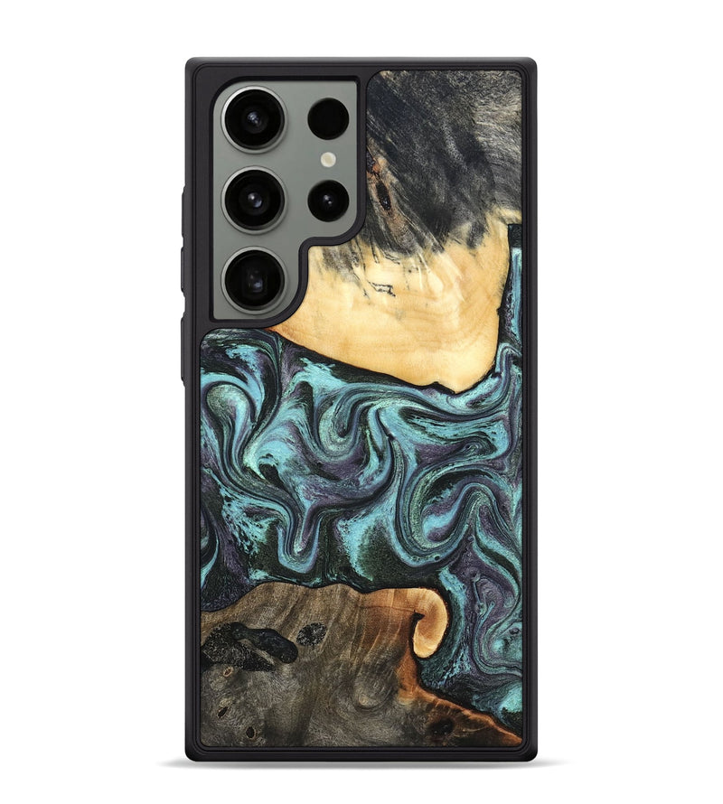 Galaxy S24 Ultra Wood Phone Case - Lenora (Green, 827522)