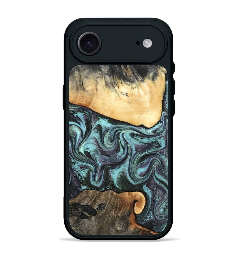 iPhone 17 Air Wood Phone Case - Lenora (Green, 827522)