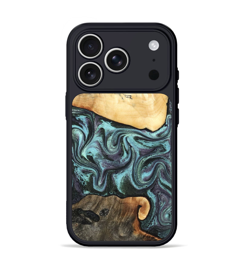 iPhone 17 Pro Wood Phone Case - Lenora (Green, 827522)