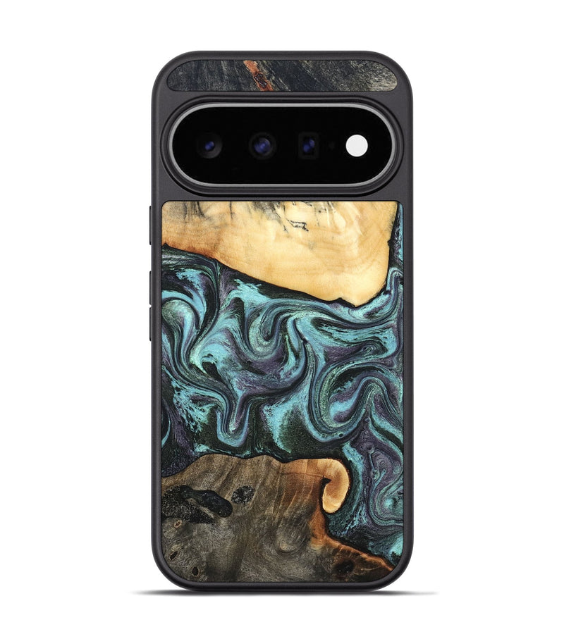 Pixel 11 Pro Wood Phone Case - Lenora (Green, 827522)