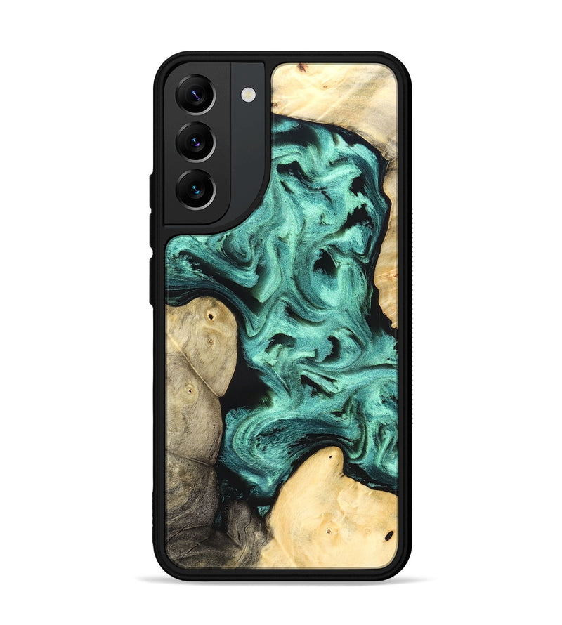 Galaxy S22 Plus Wood Phone Case - Kanye (Green, 827523)