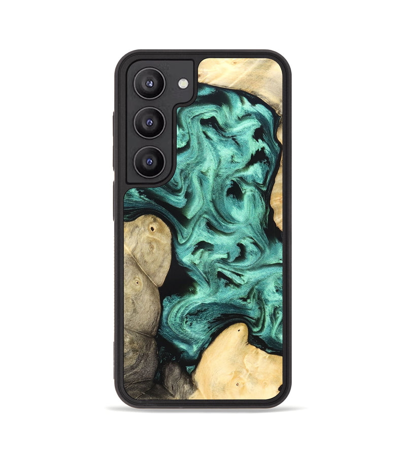 Galaxy S23 Wood Phone Case - Kanye (Green, 827523)