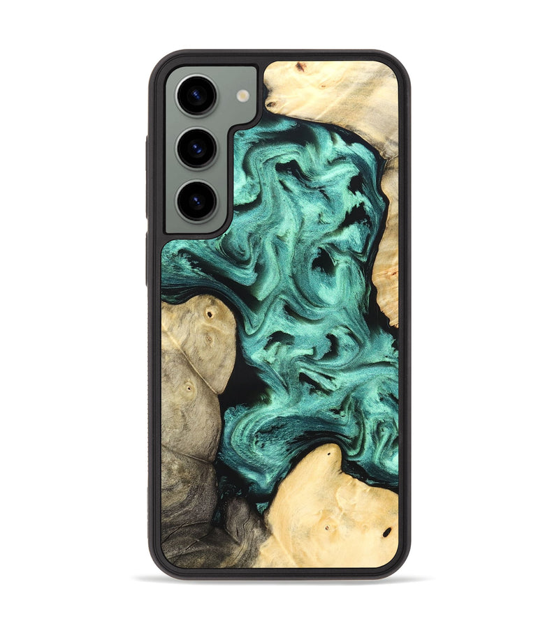 Galaxy S23 Plus Wood Phone Case - Kanye (Green, 827523)