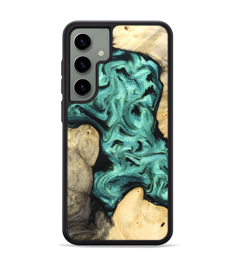 Galaxy S24 Plus Wood Phone Case - Kanye (Green, 827523)