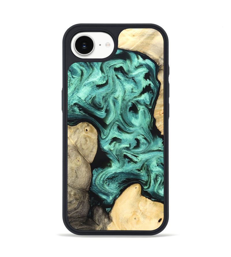 iPhone 16e Wood Phone Case - Kanye (Green, 827523)