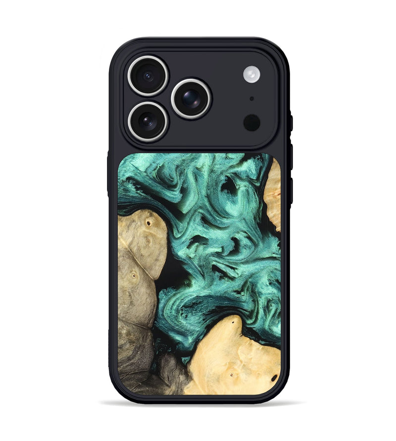 iPhone 17 Pro Wood Phone Case - Kanye (Green, 827523)