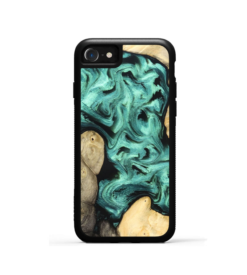 iPhone SE Wood Phone Case - Kanye (Green, 827523)