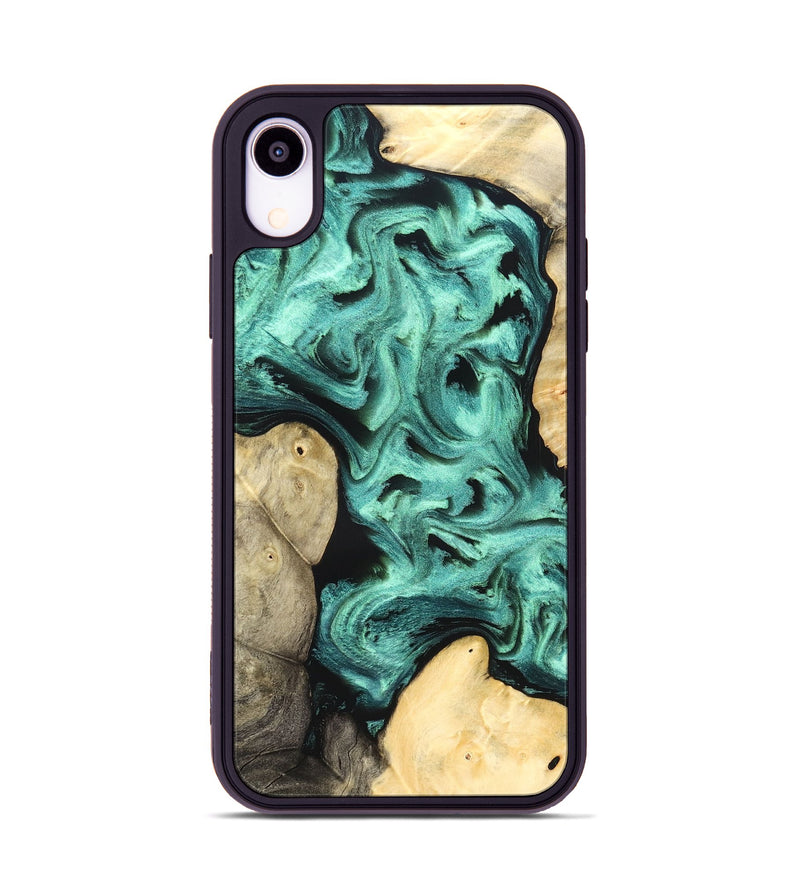 iPhone Xr Wood Phone Case - Kanye (Green, 827523)