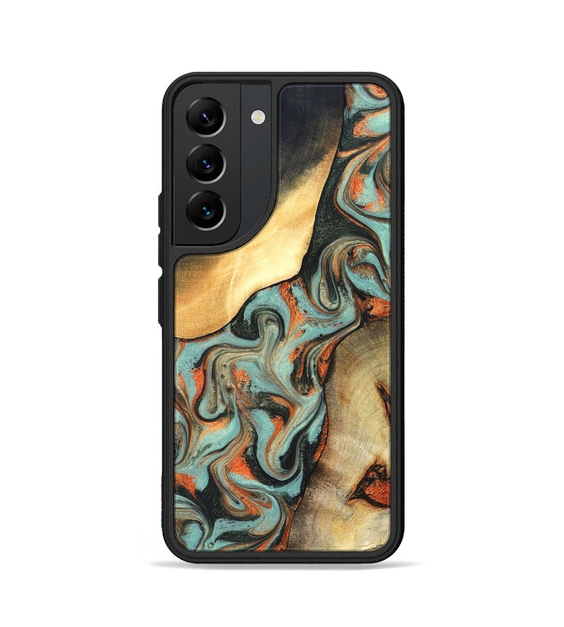 Galaxy S22 Wood Phone Case - Monique (Green, 827525)