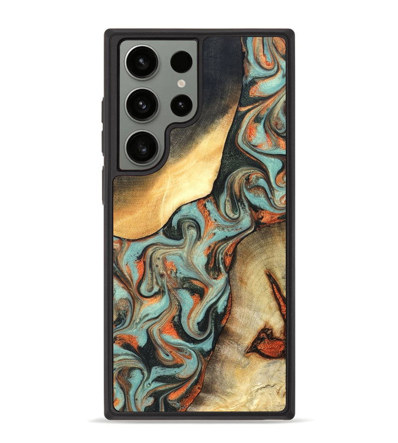 Galaxy S23 Ultra Wood Phone Case - Monique (Green, 827525)