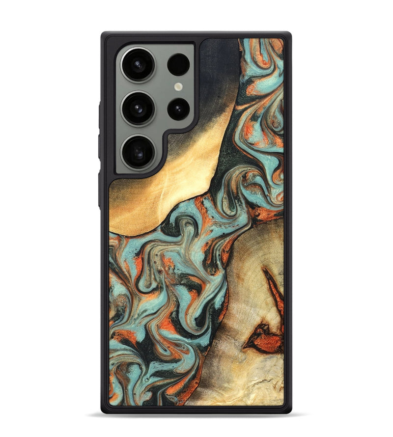 Galaxy S24 Ultra Wood Phone Case - Monique (Green, 827525)