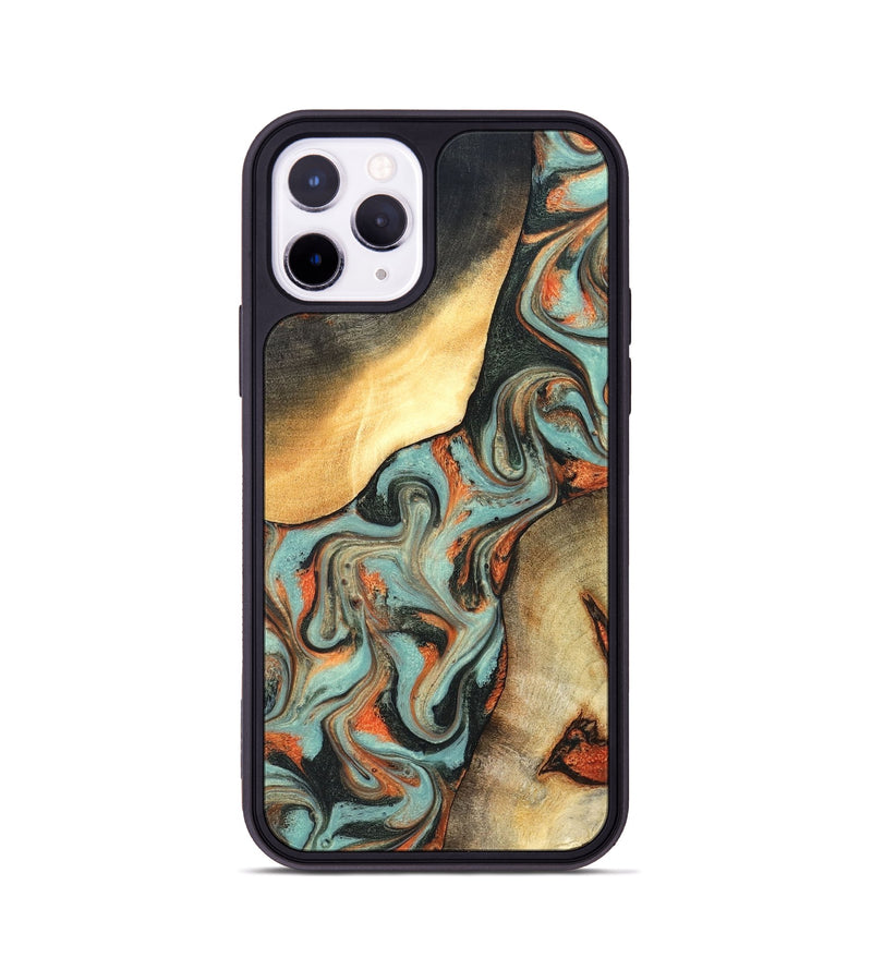 iPhone 11 Pro Wood Phone Case - Monique (Green, 827525)