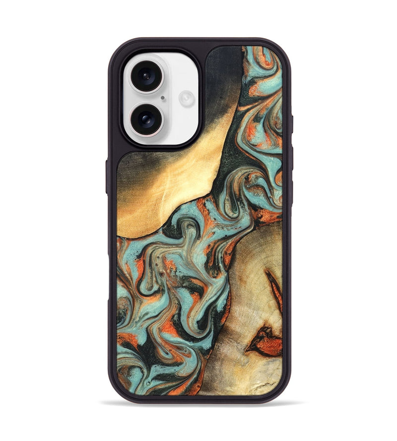 iPhone 17 Wood Phone Case - Monique (Green, 827525)
