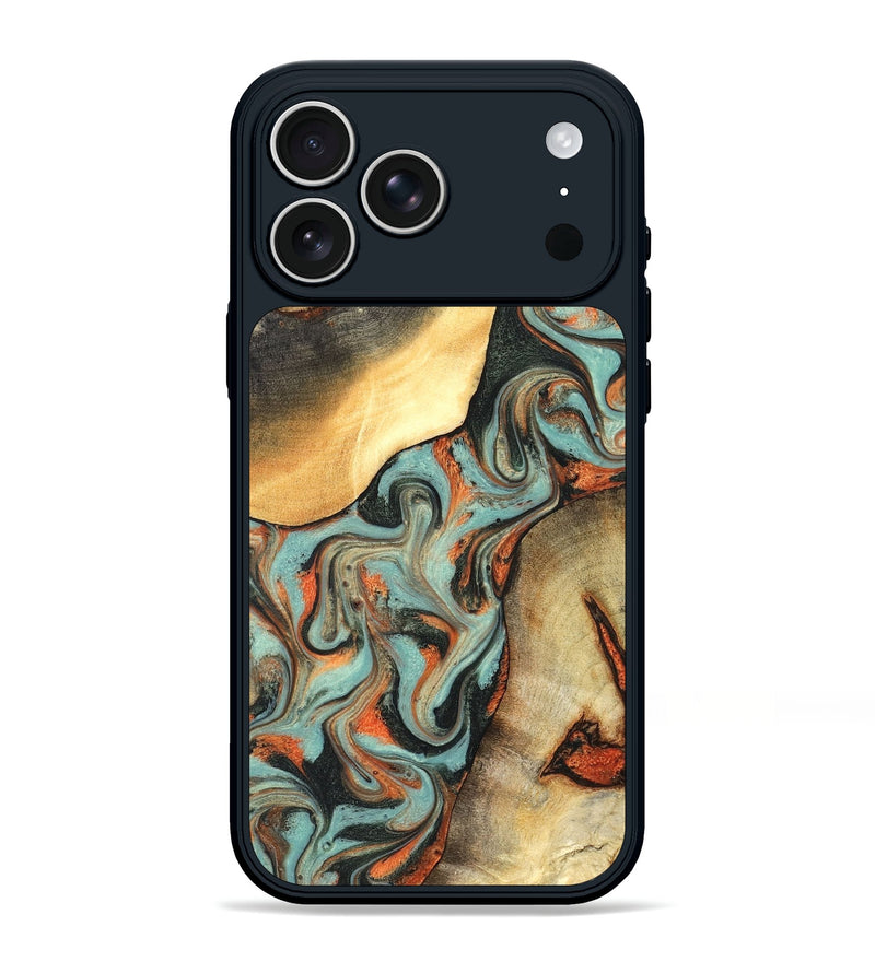 iPhone 17 Pro Max Wood Phone Case - Monique (Green, 827525)
