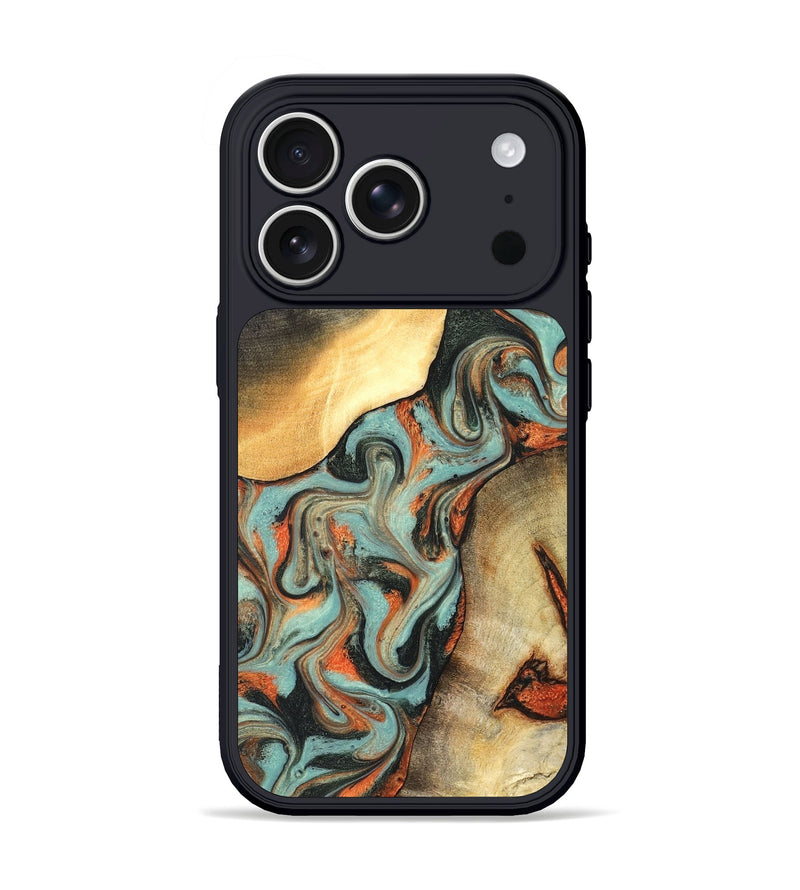 iPhone 17 Pro Wood Phone Case - Monique (Green, 827525)