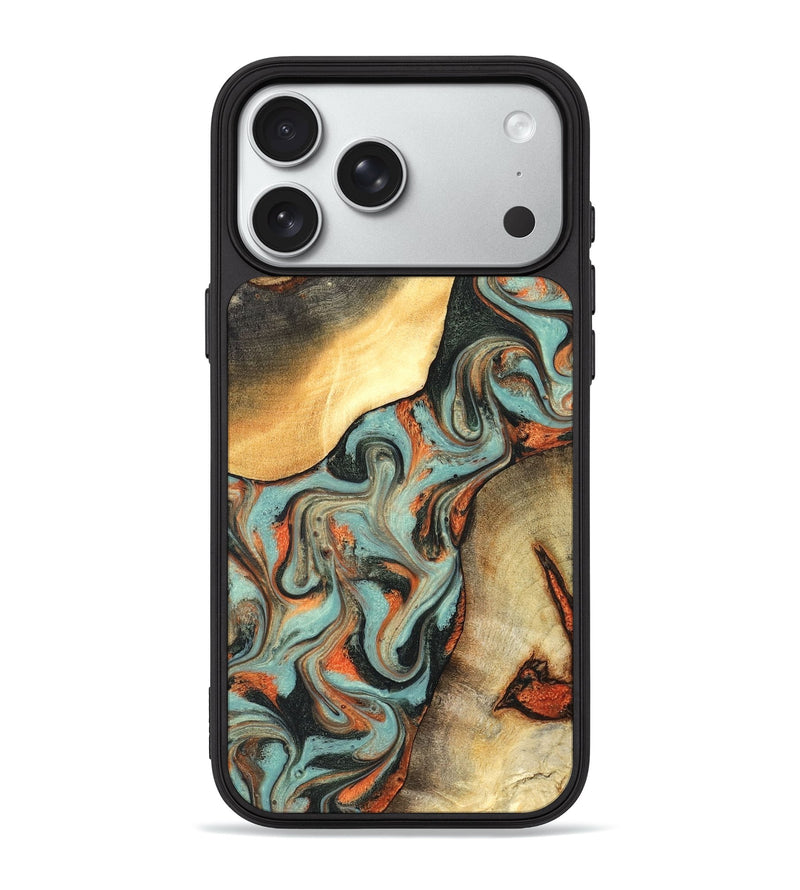 iPhone 18 Pro Max Wood Phone Case - Monique (Green, 827525)