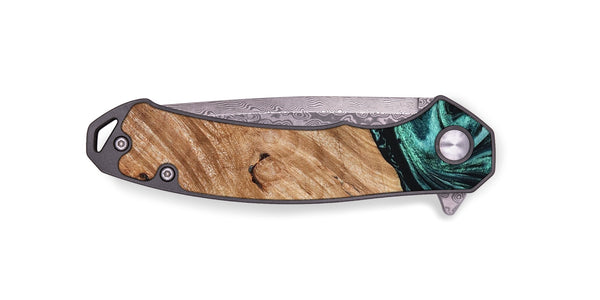 EDC Wood Pocket Knife - Eva (Green, 827526)