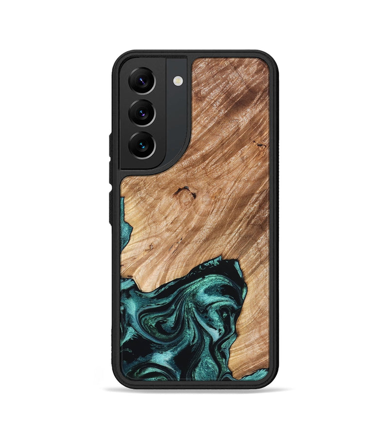 Galaxy S22 Wood Phone Case - Eva (Green, 827526)