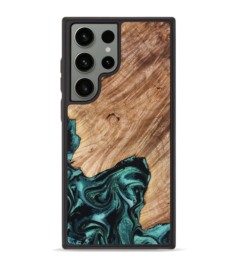 Galaxy S23 Ultra Wood Phone Case - Eva (Green, 827526)